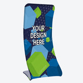 Lofaris Custom Logo Snake C Fabric Display Stand For Trade Show